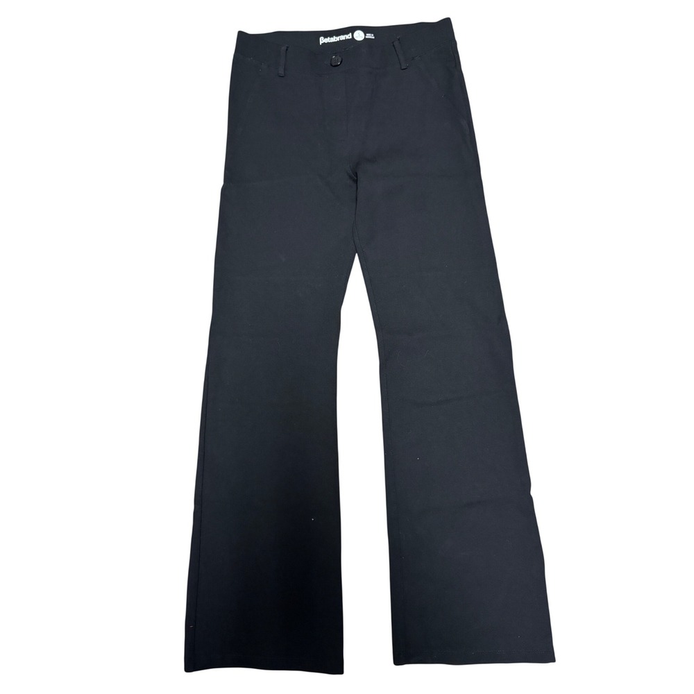 Betabrand Dress Pant Yoga Pants Black Bootcut Petite Small Workwear
